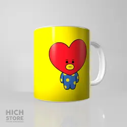 ماگ بی تی اس زرد - هیچ استور - خرید اینترنتی اکسسوری فانتزی