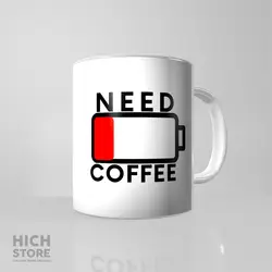 ماگ باتری کافه - هیچ استور - خرید اینترنتی اکسسوری فانتزی