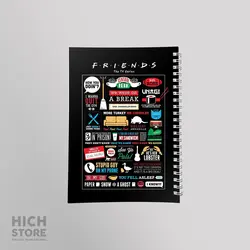 دفتر فرندز - هیچ استور - خرید اینترنتی اکسسوری فانتزی