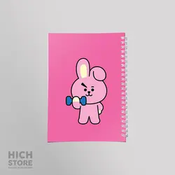 دفتر بی تی اس صورتی - هیچ استور - خرید اینترنتی اکسسوری فانتزی