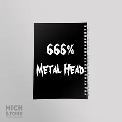 دفتر متالهد - هیچ استور - خرید اینترنتی اکسسوری فانتزی