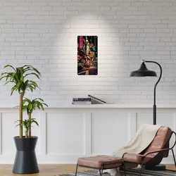 پلاک فلزی توکیو سیتی - هیچ استور - خرید اینترنتی اکسسوری فانتزی