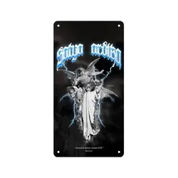 پلاک فلزی satya - هیچ استور - خرید اینترنتی اکسسوری فانتزی