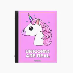 کلاسور طرح یونیکورن 2 - هیچ استور - خرید اینترنتی اکسسوری فانتزی