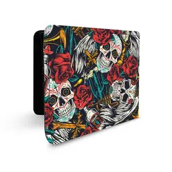 کیف پول چرم Skull رنگی - هیچ استور - خرید اینترنتی اکسسوری فانتزی