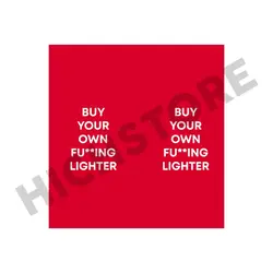 فندک Buy Your Own قرمز - هیچ استور - خرید اینترنتی اکسسوری فانتزی