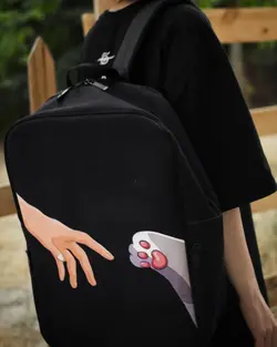 کوله پشتی گربه آفرینش - هیچ استور - خرید اینترنتی اکسسوری فانتزی