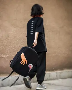 کوله پشتی گربه آفرینش - هیچ استور - خرید اینترنتی اکسسوری فانتزی