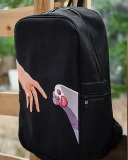 کوله پشتی گربه آفرینش - هیچ استور - خرید اینترنتی اکسسوری فانتزی