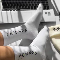 جوراب فرندز سفید - هیچ استور - خرید اینترنتی اکسسوری فانتزی