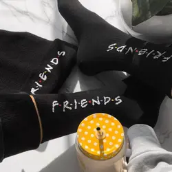 جوراب فرندز مشکی - هیچ استور - خرید اینترنتی اکسسوری فانتزی