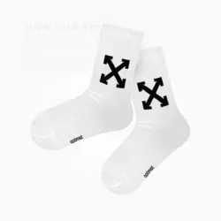 جوراب آف وایت سفید - هیچ استور - خرید اینترنتی اکسسوری فانتزی