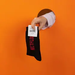 جوراب نتفلیکس - هیچ استور - خرید اینترنتی اکسسوری فانتزی