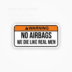 استیکر No Airbags - هیچ استور - خرید اینترنتی اکسسوری فانتزی