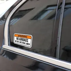 استیکر No Airbags - هیچ استور - خرید اینترنتی اکسسوری فانتزی