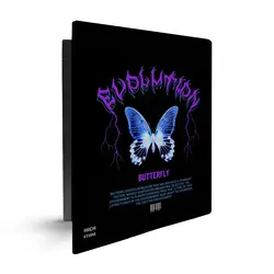 کلاسور پروانه بنفش - هیچ استور - خرید اینترنتی اکسسوری فانتزی