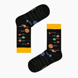 جوراب طرح منظومه شمسی - هیچ استور - خرید اینترنتی اکسسوری فانتزی