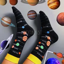 جوراب طرح منظومه شمسی - هیچ استور - خرید اینترنتی اکسسوری فانتزی