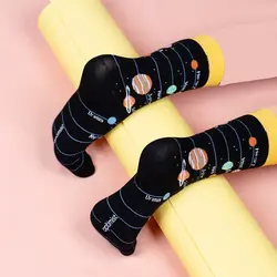 جوراب طرح منظومه شمسی - هیچ استور - خرید اینترنتی اکسسوری فانتزی