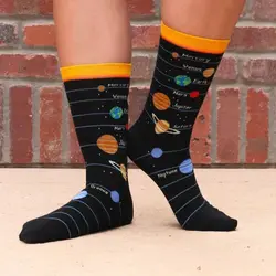 جوراب طرح منظومه شمسی - هیچ استور - خرید اینترنتی اکسسوری فانتزی