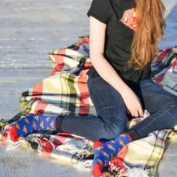 جوراب سوپرمن - هیچ استور - خرید اینترنتی اکسسوری فانتزی