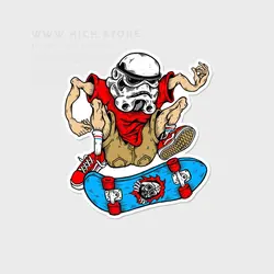 استیکر storm trooper اسکیت سوار - هیچ استور - خرید اینترنتی اکسسوری فانتزی