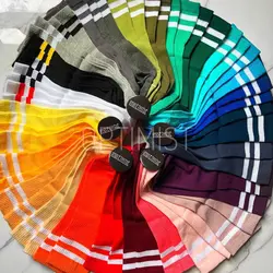 سری جوراب دو خط سفید رنگی - هیچ استور - خرید اینترنتی اکسسوری فانتزی
