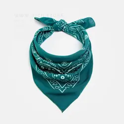 باندانا سبزآبی مدل اشکی - هیچ استور - خرید اینترنتی اکسسوری فانتزی