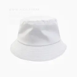 کلاه باکت سفید ساده - هیچ استور - خرید اینترنتی اکسسوری فانتزی
