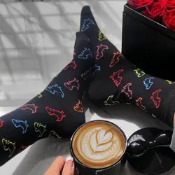 جوراب دایناسور پترن - هیچ استور - خرید اینترنتی اکسسوری فانتزی