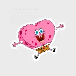 استیکر باب اسفنجی قلبی - هیچ استور - خرید اینترنتی اکسسوری فانتزی