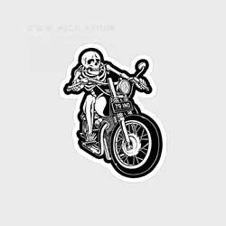 استیکر اسکلت موتور سوار - هیچ استور - خرید اینترنتی اکسسوری فانتزی