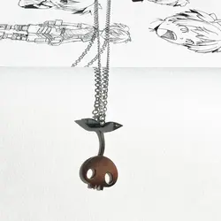 گردنبند استیل کرومی گیلاس - هیچ استور - خرید اینترنتی اکسسوری فانتزی