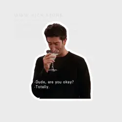 استیکر راس فرندز - هیچ استور - خرید اینترنتی اکسسوری فانتزی