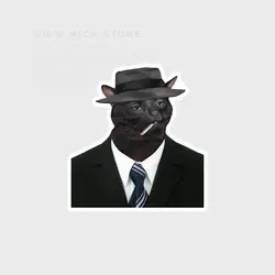 استیکر گربه گادفادر - هیچ استور - خرید اینترنتی اکسسوری فانتزی