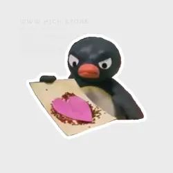 استکیر پینگو عاشق - هیچ استور - خرید اینترنتی اکسسوری فانتزی