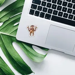 استیکر میمون دوقلو - هیچ استور - خرید اینترنتی اکسسوری فانتزی
