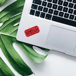 استیکر بلیط جهنم - هیچ استور - خرید اینترنتی اکسسوری فانتزی