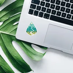 استیکر طبیعت آبی - هیچ استور - خرید اینترنتی اکسسوری فانتزی