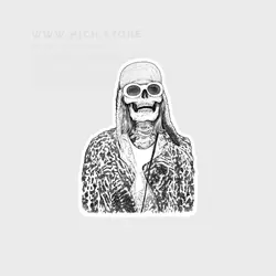 استیکر اسکلت نیروانا - هیچ استور - خرید اینترنتی اکسسوری فانتزی