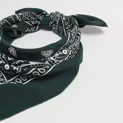 باندانا سبز طرح اشک - هیچ استور - خرید اینترنتی اکسسوری فانتزی