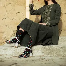 جوراب قلب رنگی رنگی - هیچ استور - خرید اینترنتی اکسسوری فانتزی