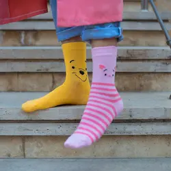 جوراب وینی پو - تا‌به‌تا - هیچ استور - خرید اینترنتی اکسسوری فانتزی