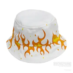 کلاه باکت آتیشی مخمل - هیچ استور - خرید اینترنتی اکسسوری فانتزی