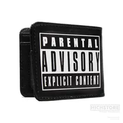 کیف پول چرم پرنتال - هیچ استور - خرید اینترنتی اکسسوری فانتزی