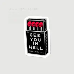 استیکر See You in Hell - هیچ استور - خرید اینترنتی اکسسوری فانتزی