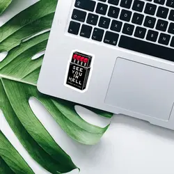 استیکر See You in Hell - هیچ استور - خرید اینترنتی اکسسوری فانتزی