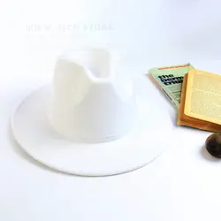 کلاه فدورا سفید - هیچ استور - خرید اینترنتی اکسسوری فانتزی