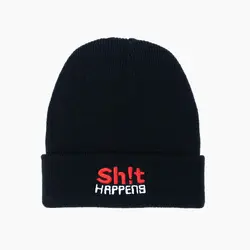 کلاه زمستانی Shit Happens - هیچ استور - خرید اینترنتی اکسسوری فانتزی