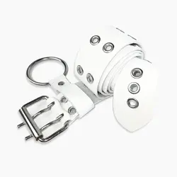 کمربند دو پانچ سفید - هیچ استور - خرید اینترنتی اکسسوری فانتزی